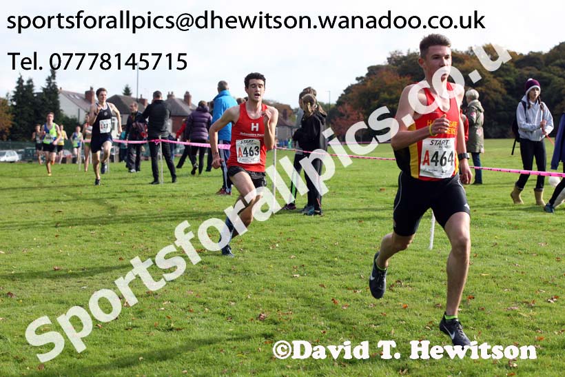 Mens under-17s Northern Cross Country Relays, Graves Park, Sheffield. Photo: David T. Hewitson/Sports for All Pics